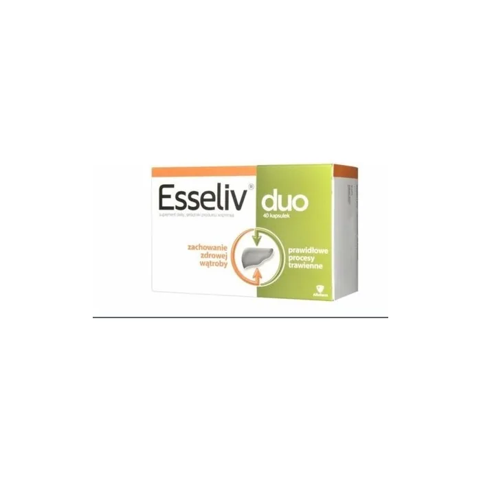 Esseliv Duo Healthy Liver Digestion 40 Capsules - Turmeric Vitamins
