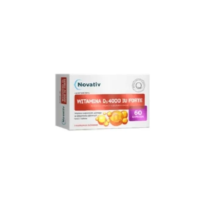 Novativ Vitamin D3 4000 Iu Forte Capsules 60 Count