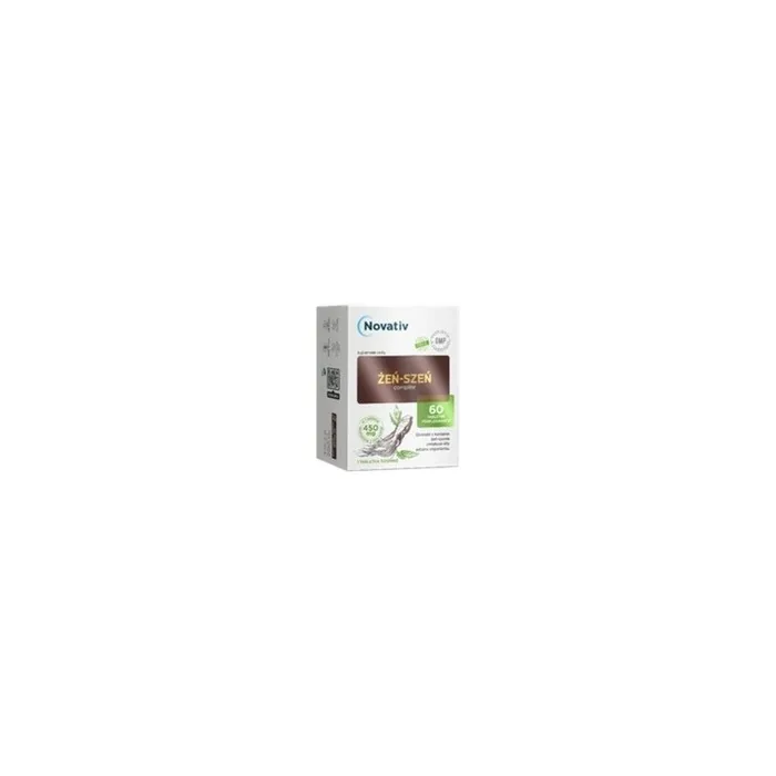 Ginseng Novativ 60 Tablets Immune System Fatigue Nervous System Vitamins