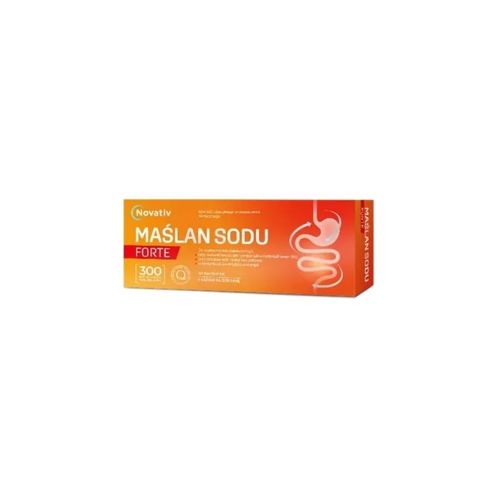 Novativ Sodium Butyrate Forte, 60 Capsules