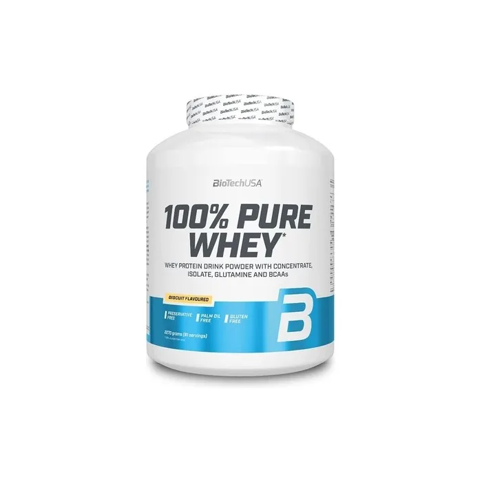BioTechUSA 100% Pure Whey Protein Supplement Milk Rice Flavor 2270g