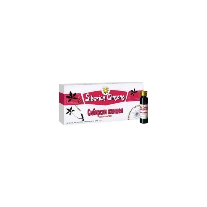 Siberian Ginseng Eleutherococcus Energy + Mental Activity - Pack of 10
