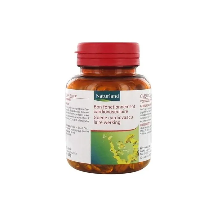 Naturland Omega 3 Origine Marine 90 Capsules