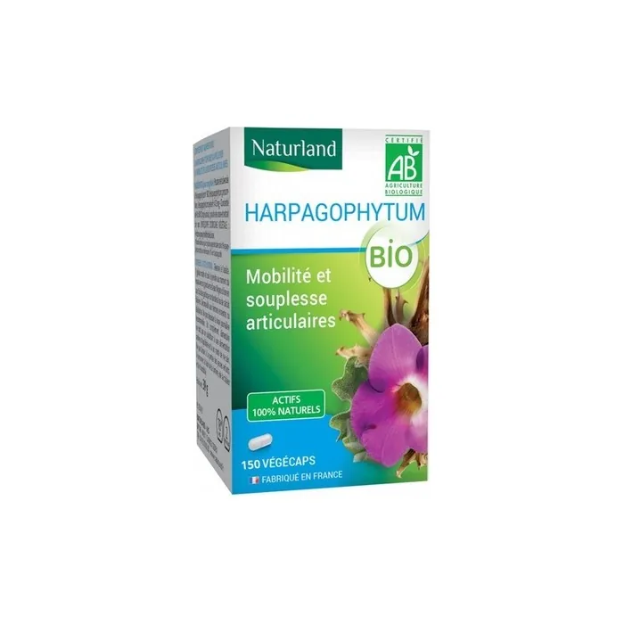 Naturland Harpagophytum Bio Organic Food Supplement 150 Vegecaps