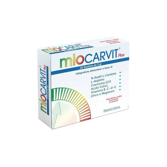 Miocarvit Plus Nutralbiofarma 20 Sachets
