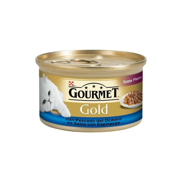 Gourmet Gold Double Delight with Deep Sea Fish and Spinach