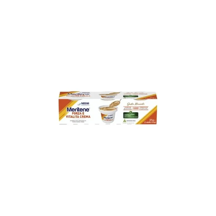 Nestle Meritene Forza E Vitalit Cream Nutritional Supplement Multivitamin And High Protein Hazelnut Flavor 3 Cups