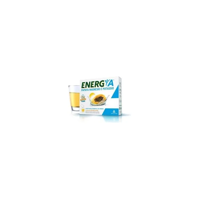Angelini Energya Papaya Magnesium and Potassium Dietary Supplement