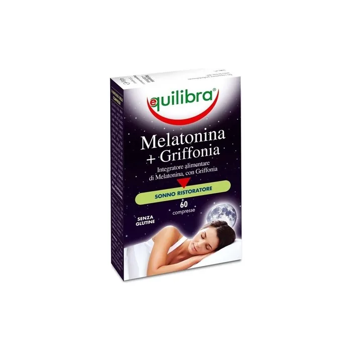 Equilibra Melatonin and Griffonia Dietary Supplement 60 Tablets