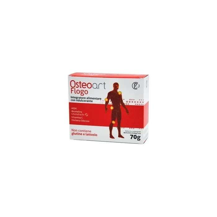 Farmaczabban Spa Osteoart Flogo Supplement For Bones And Joints 14 Sachets