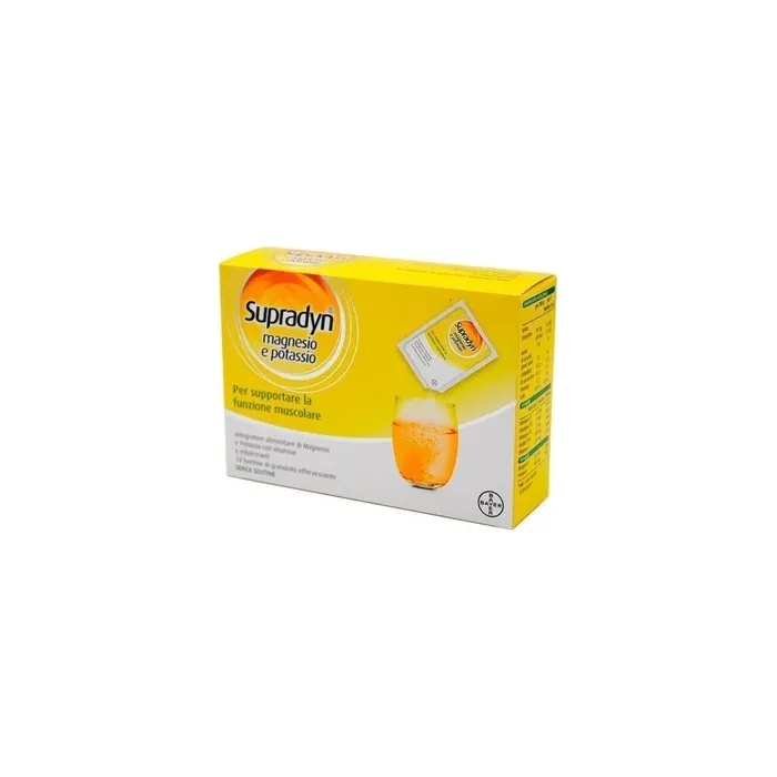 Bayer Supradyn Magnesium And Potassium Mineral Salt Supplement 14 Sachets