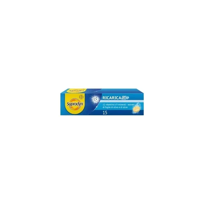 Bayer Supradyn Recharge 50 Vitamin And Mineral Supplement 15 Effervescent Tablets