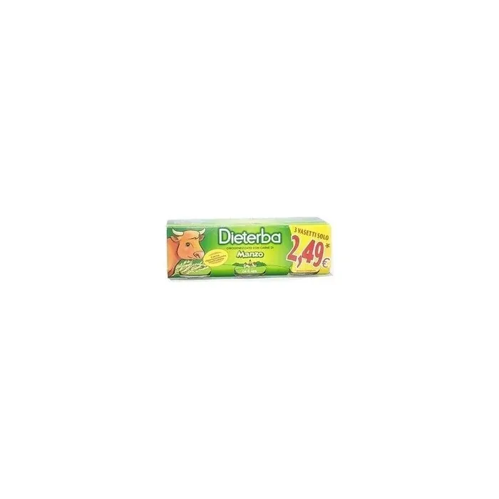 Dieterba Beef Puree 3 Pieces 80 Grams