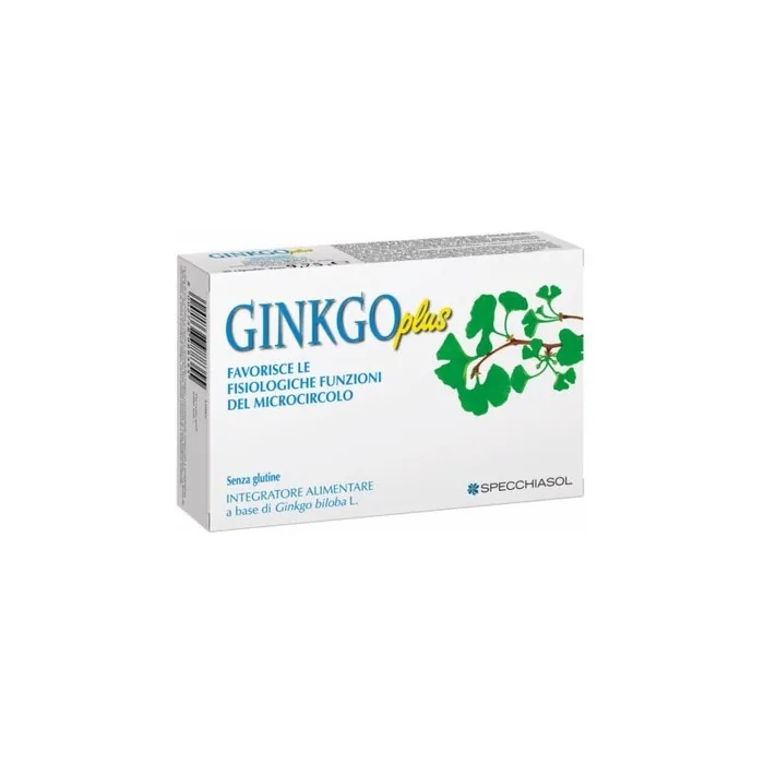 Specchiasol Ginkgo Plus Dietary Supplement 30 Capsules