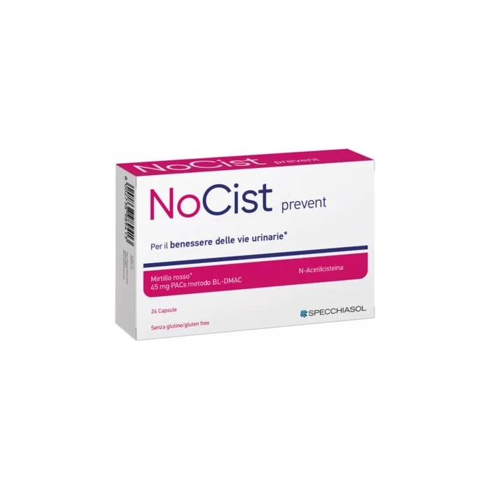 Specchiasol Nocist Prevent Dietary Supplement 24 Capsules