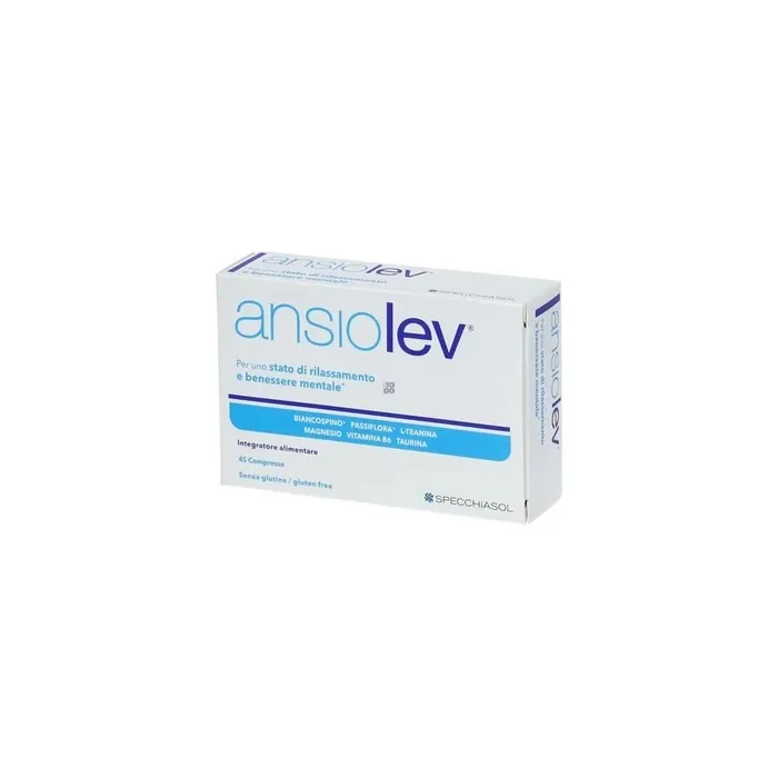 Specchiasol Ansiolev Supplement For Anxiety And Stress 45 Tablets