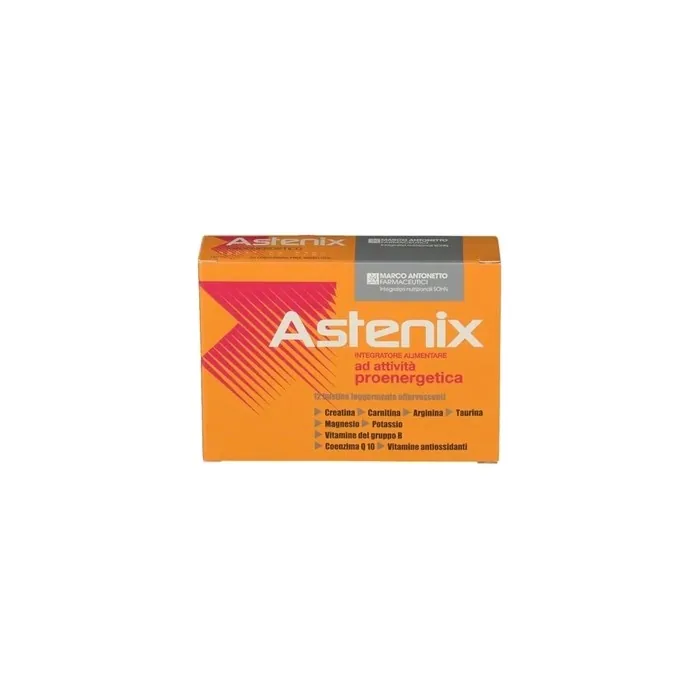 Marco Antonetto Pharmaceuticals Astenix 12 Sachets Multiaction Energy Supplement