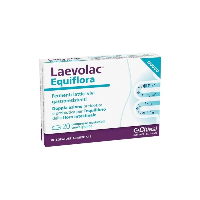 Chiesi Farmaceutici Laevolac Equiflora Lactic Ferments 20 Tablets