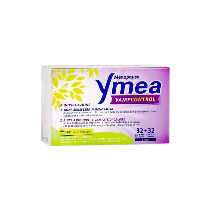 Perrigo Ymea Vamp Control Dietary Supplement 64 Capsules