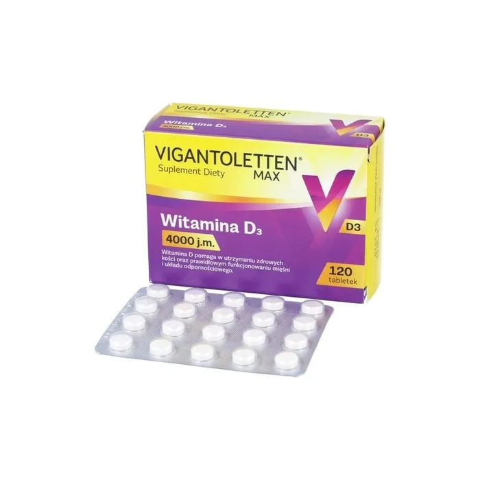 Max 4000 Iu Vitamin D3 Strong Bones & Immune System 120pcs High Dose