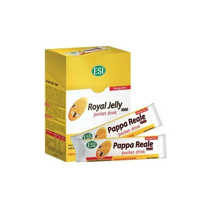 Esi Royal Jelly 1000 Pocket Drink for Iron Deficiency - 16 Sachets