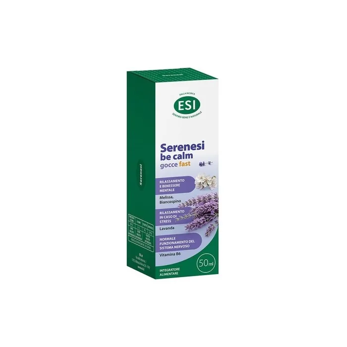ESI Serenesi Be Calm Dietary Supplement Drops for Quick Relaxation 50ml