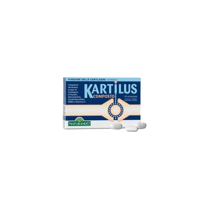 Naturando Kartilus Dietary Supplement For Cartilage Function 40 Tablets