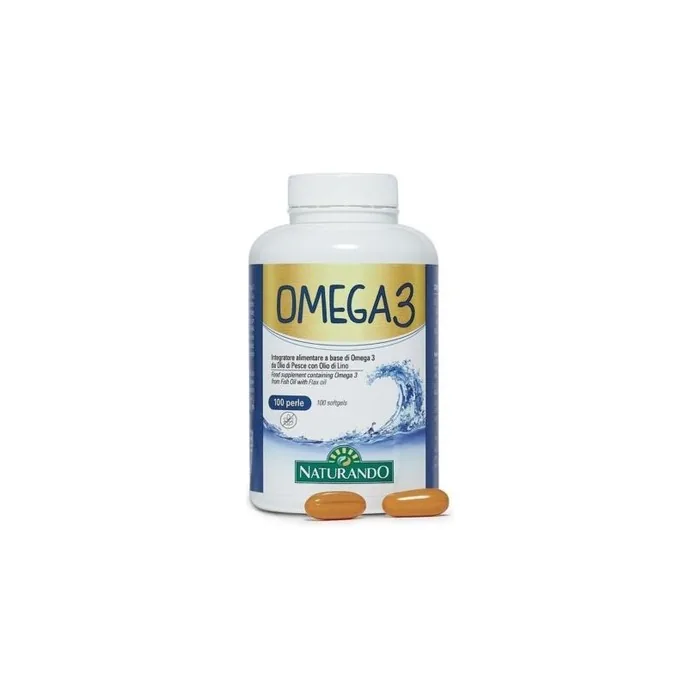 NATURANDO Omega 3 Cholesterol Levels Supplement 100 Pearls