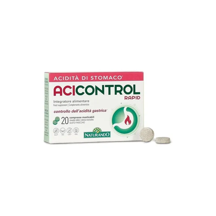 Acicontrol Fast Acid 20 Chewable Tablets