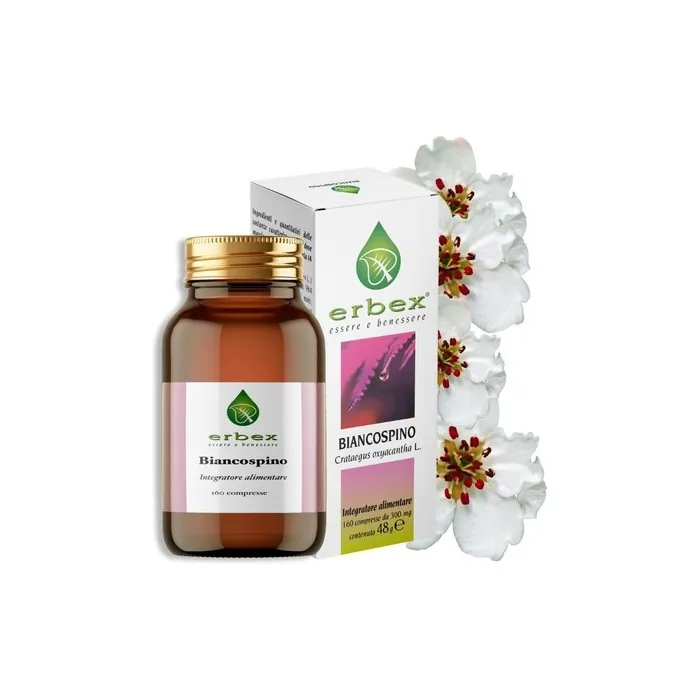 Erbex Natural Pure Hawthorn Supplement Tablets