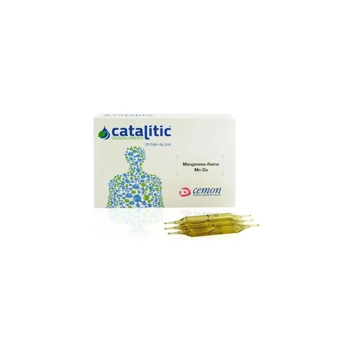 Cemon Catalytic Oligoelements Manganese Copper Mncu 20 Ampoules 2 Milliliters