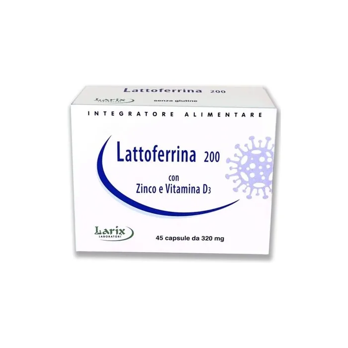 Lactoferrin 200 Larix Laboratories 45 Capsules