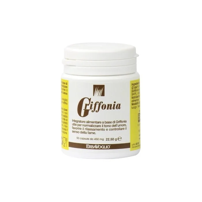 ErbaVoglio Griffonia Food Supplement 50 Capsules