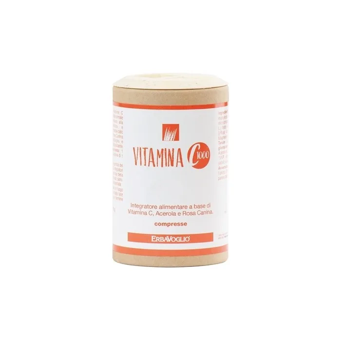 ErbaVoglio Vitamin C 1000mg Supplement 60 Tablets