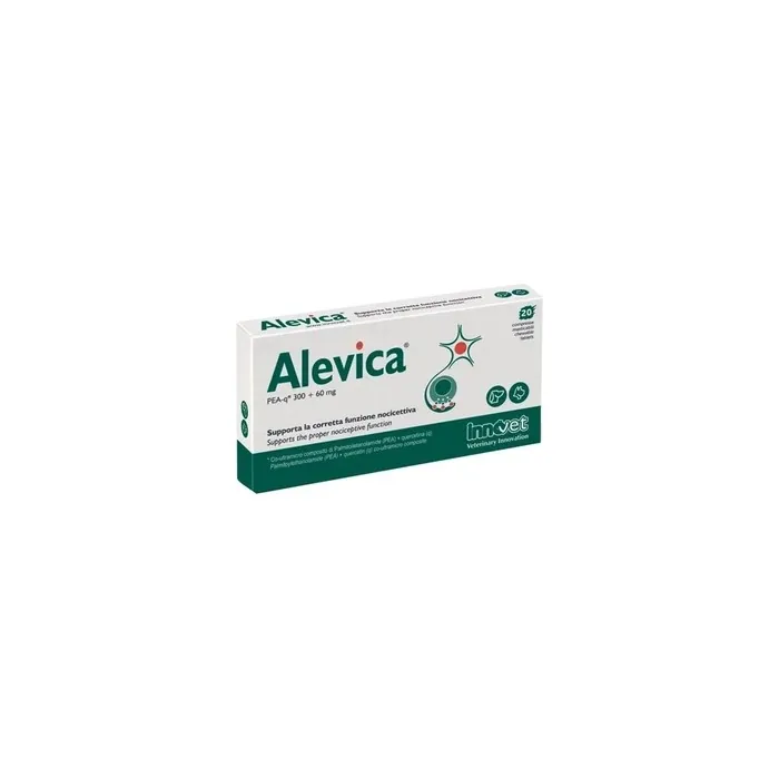 Innovet Italia Alevica Peaq 300 60 Mg Complementary Food For Dogs And Cats 20 Chewable Tablets