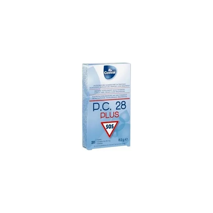 Cosval Pc 28 Plus Food Supplement For The Nervous System 20 Tablets