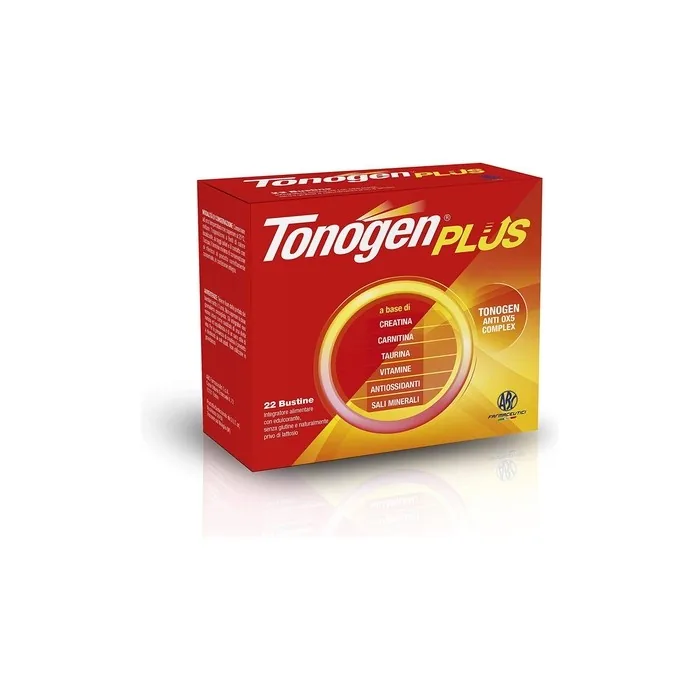 Tonogen Plus Multivitamin Dietary Supplement Orange Flavor 22 Bags