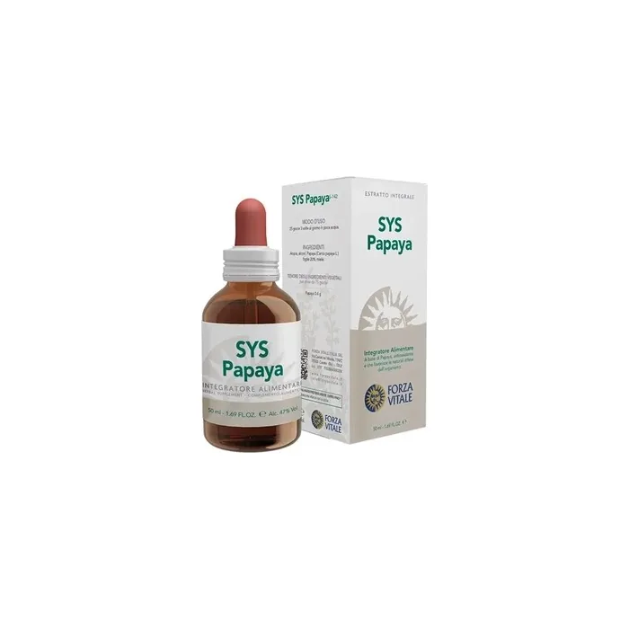 Forza Vitale Italia Sys Papaya Drops 50 Milliliters