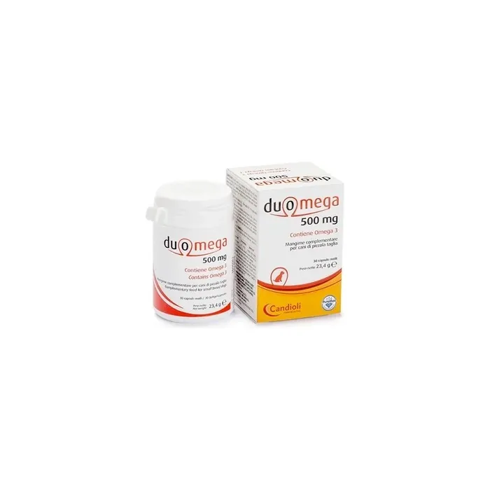 Candioli Pharmaceuticals Duomega 500 Mg Small Dogs 30 Capsules