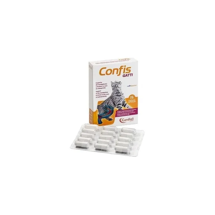 Candioli Pharmaceuticals Confis Gatti 15 Capsules