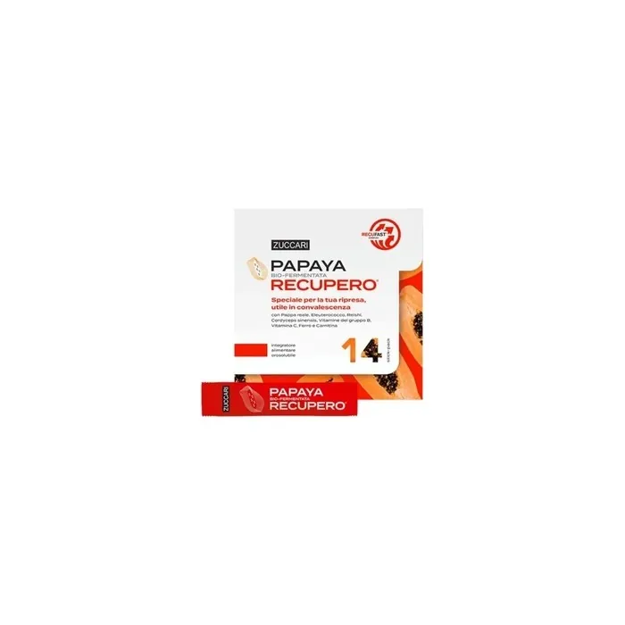 Zuccari Papaya Recupero Dietary Supplement For Convalescence 14 Sachets