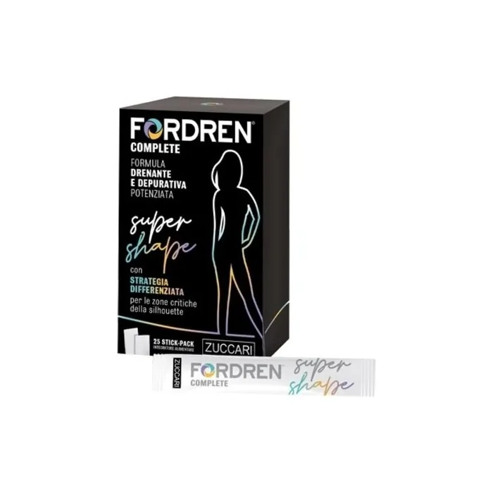 ZUCCARI Fordren Complete Super Shape 25 Stick-Packs 10ml - Pack of 25