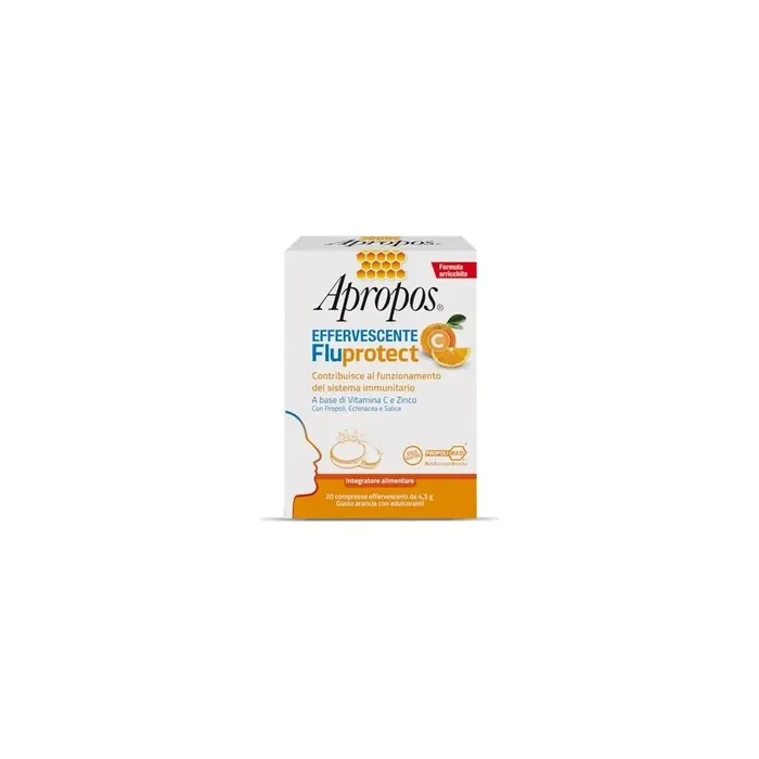 Desa Pharma Apropos Effervescent Fluprotect 20 Tablets Orange Flavor