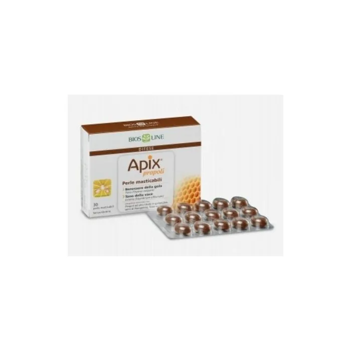 Bios Line Apix Propolis Dietary Supplement 30 Chewable Pearls