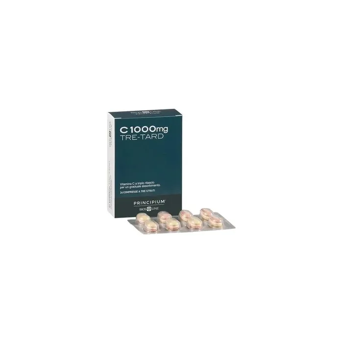 Bios Line Biosline Principium C1000 Mg Tretard Vitamin C Supplement 24 Tablets