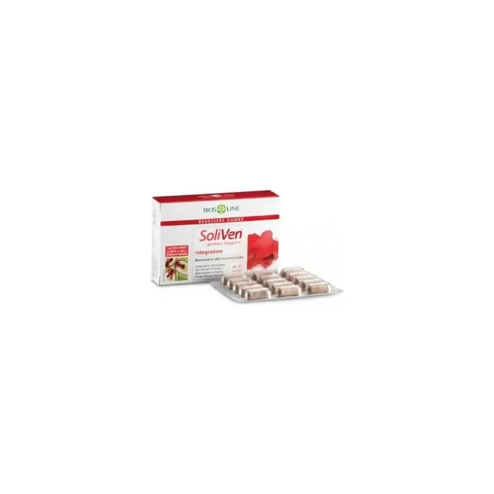 Bios Line Soliven Light Legs Supplement 30 Vegetable Capsules