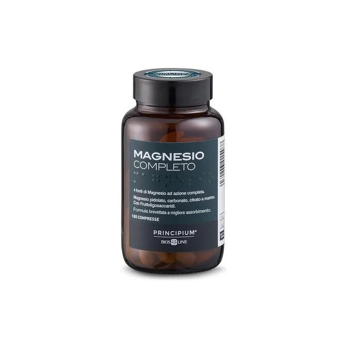 BIOS LINE Principium Magnesium Complete Patented with Best Absorption 180 Tablets
