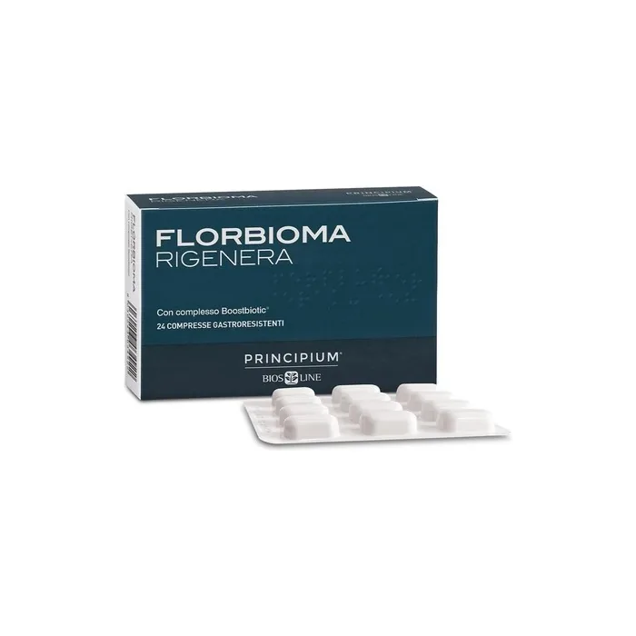 Biosline Bios Line Principium Florbioma Regenerating Supplement For Gut Health 24 Enteric Coated Tablets