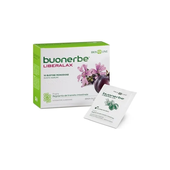 Bios Line Buonerbe Liberalax Dietary Supplement for Lazy Bowel Movements