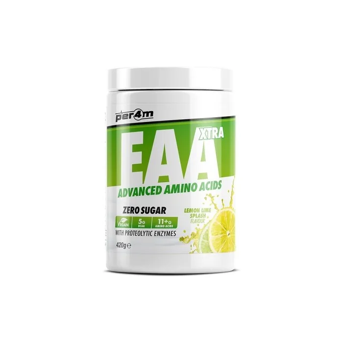 Per4m Amino Xtra Essential Amino Acid Supplement 420g Lemon Lime Splash